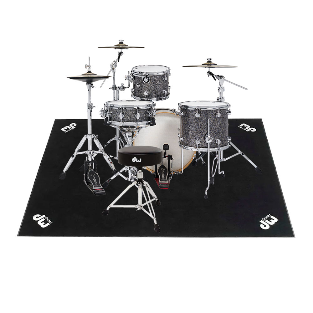 dw DWe 4-Piece Complete Bundle Kit Black Galaxy FinishPly™ Plus set｜ミュージックランドKEY EAST