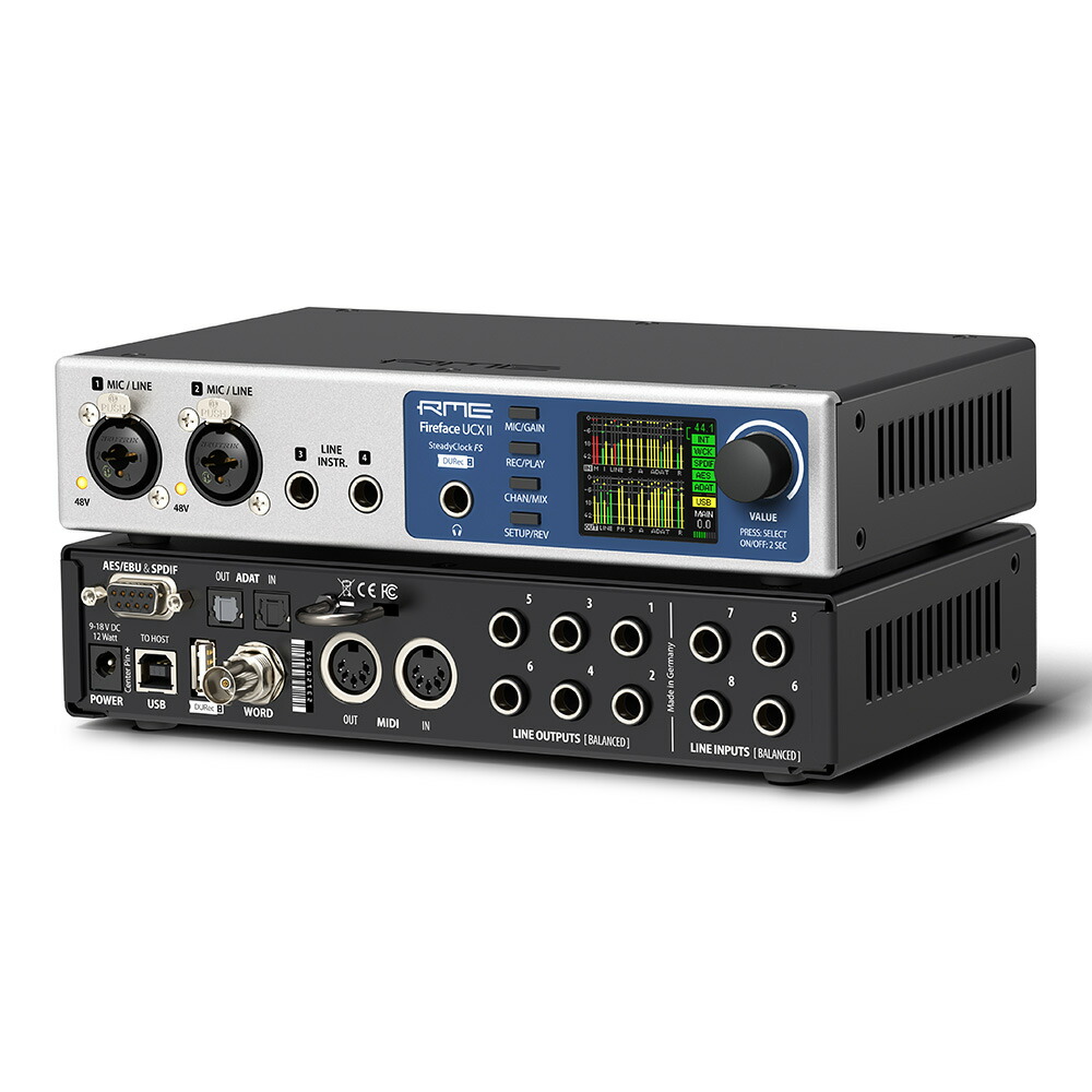 RME Fireface UFX 2025/08にメーカーのオーバーホール済 RME Fireface UFX 2025/08メーカーオーバーホール済