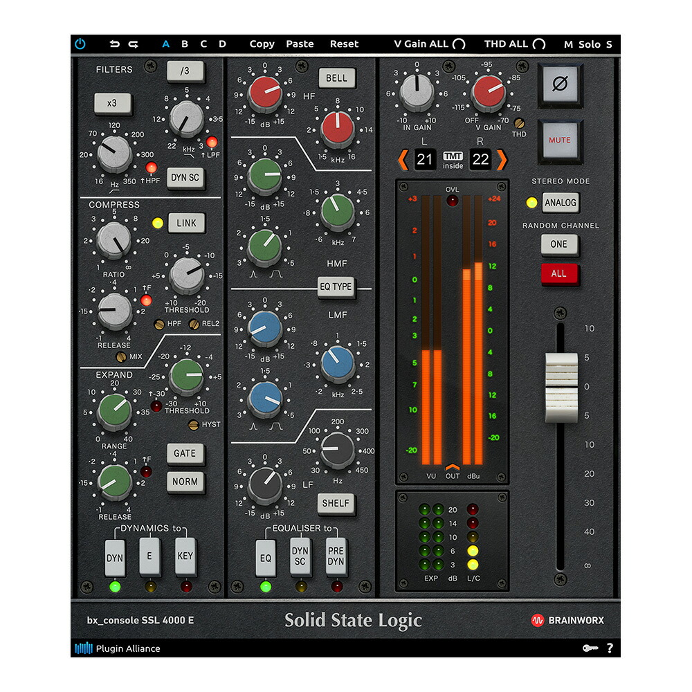 Plugin Alliance Brainworx bx_console SSL 4000 E [メール納品]