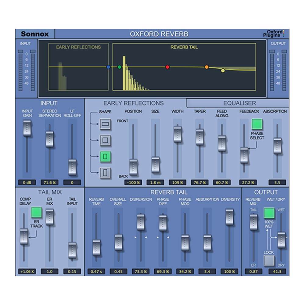 Sonnox Oxford Reverb (固定ディスク-HDX) [電子メイル納品]