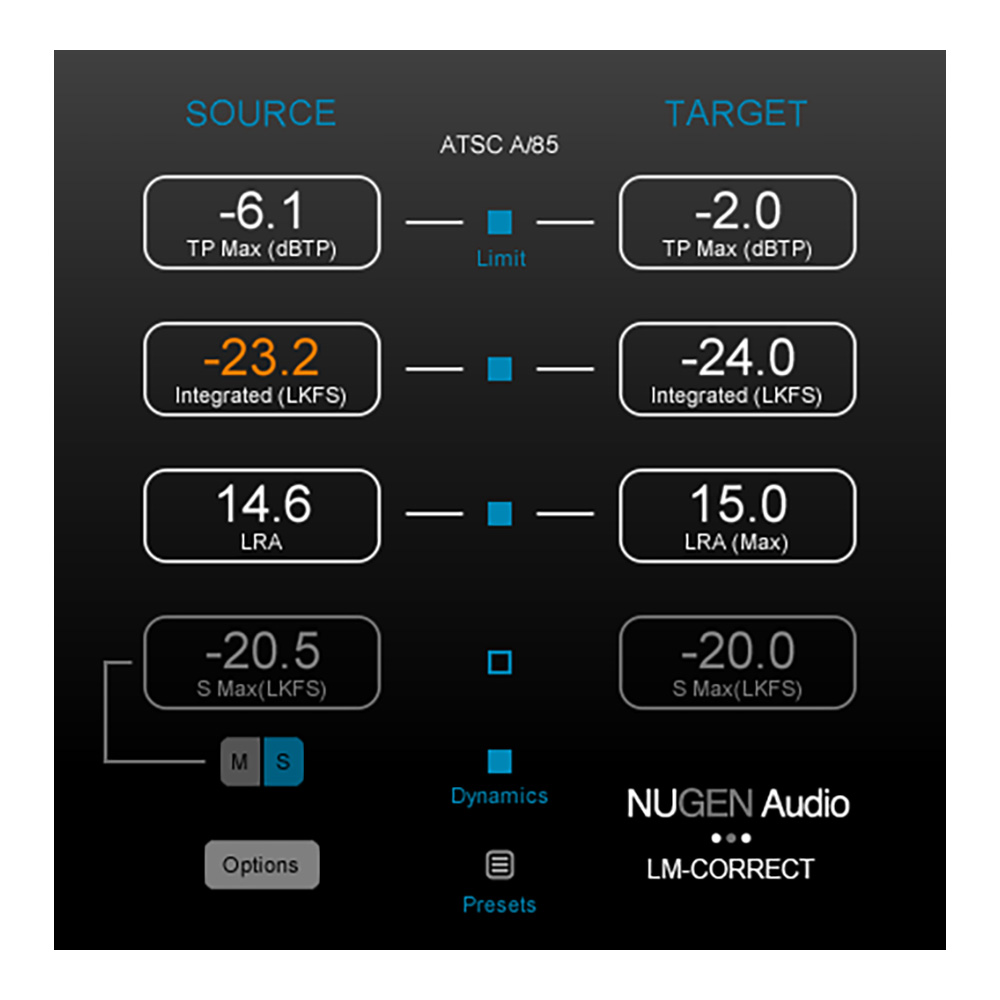 NUGEN Audio LM-Correct 2 DynApt Extension [メール納品]