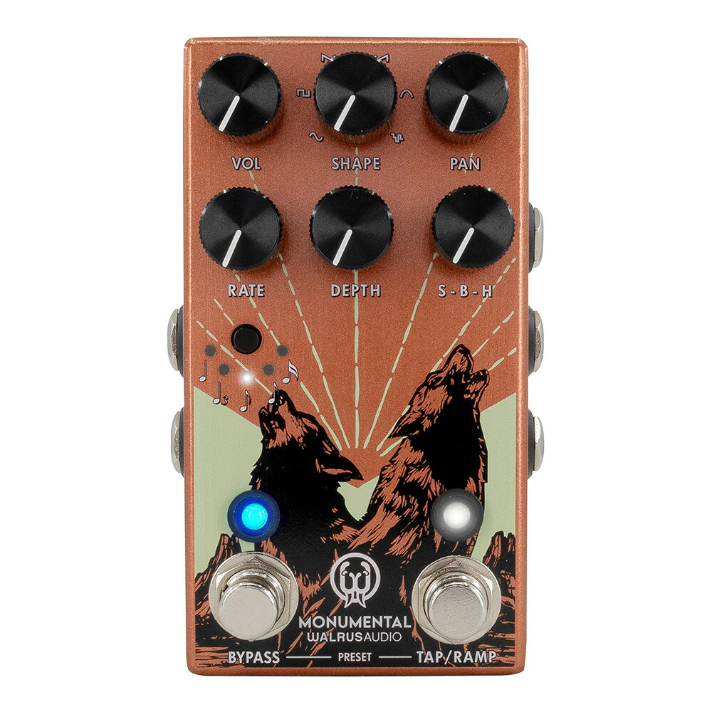 WALRUS AUDIO Monumental Harmonic Stereo Tremolo / Orange [WAL-MONUME #OR]