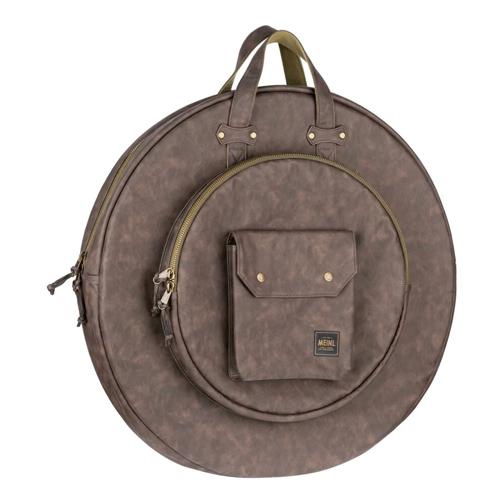 MEINL Vintage Hyde Series Cymbal Bag - Dark Brown [MVHC22DB]