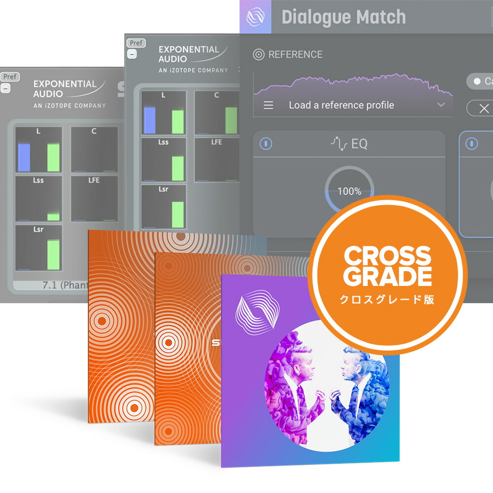 iZotope Post Production Surround Reverb Bundle: Crossgrade from any Stereo Reverb [電子メイル納品]