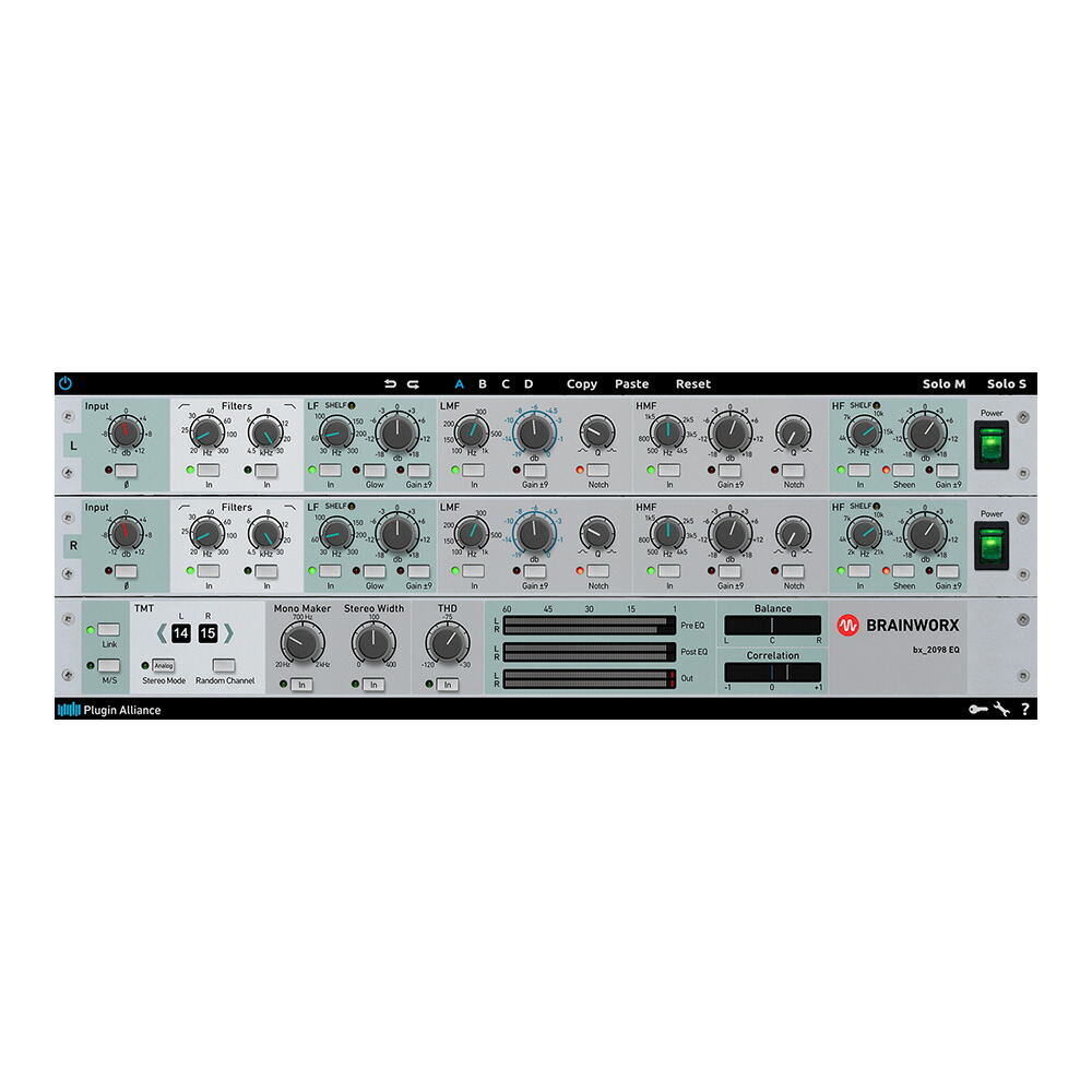 Plugin Alliance Brainworx bx_2098 EQ [メール納品]