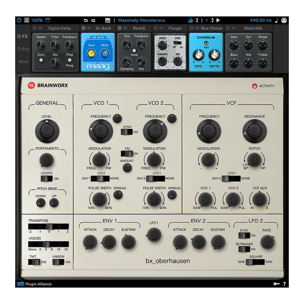 Plugin Alliance Brainworx bx_oberhausen [メール納品]