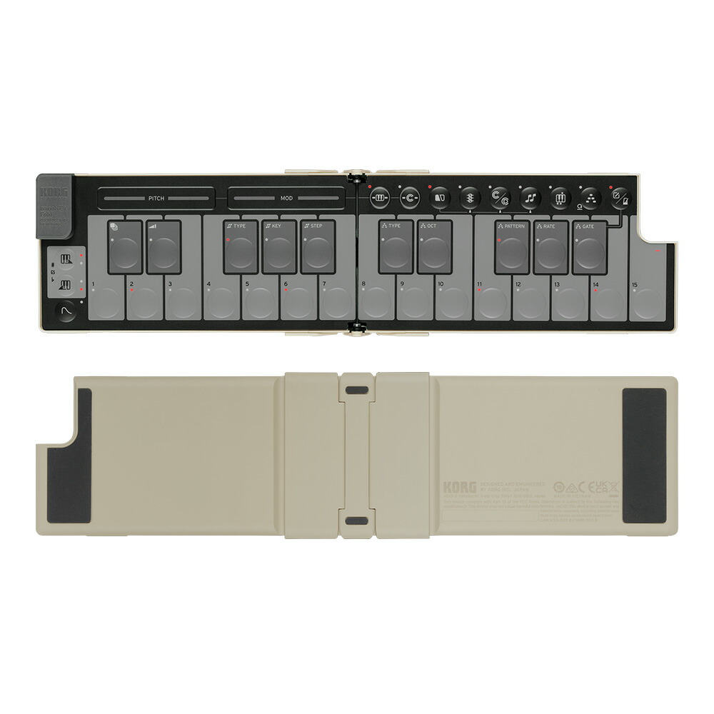 KORG nanoKEY Fold SB (Sand Beige)