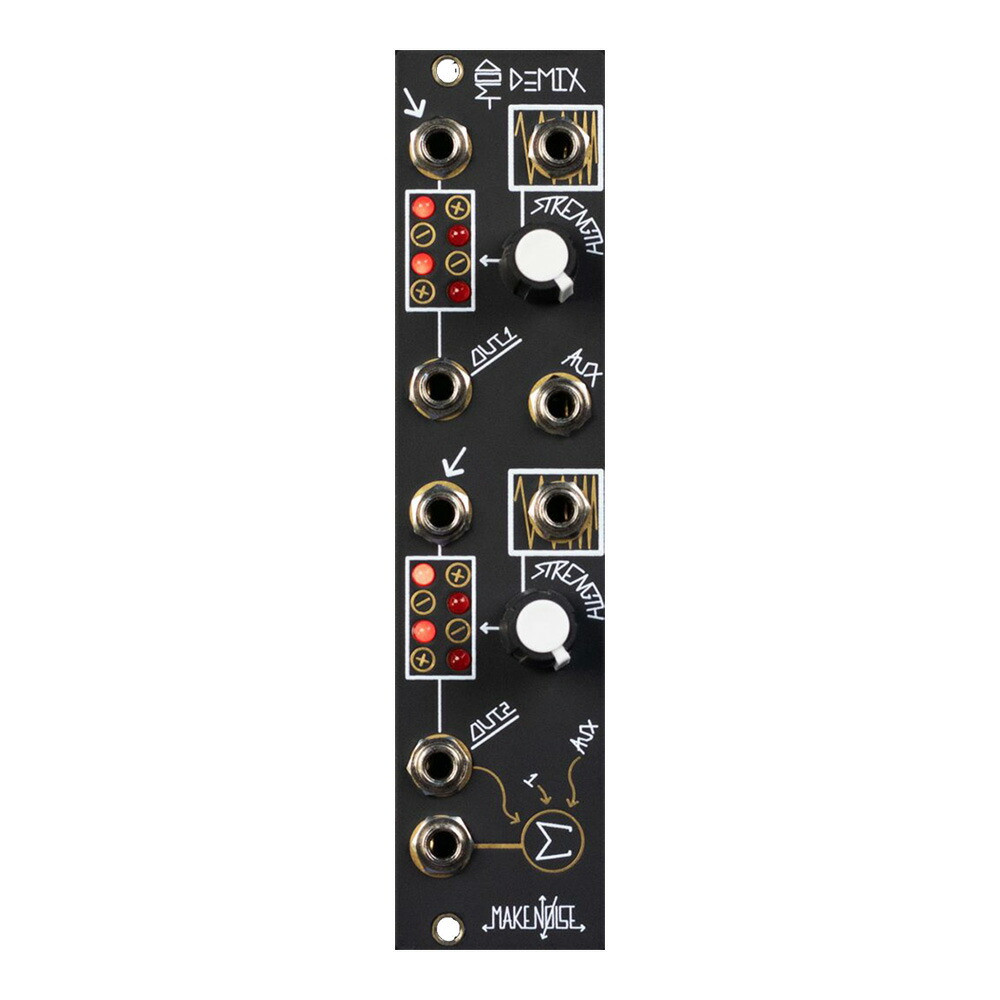 MAKE NOISE ModDemix 黒　モジュラーシンセ Make Noise Moddemix モジュラーシンセ