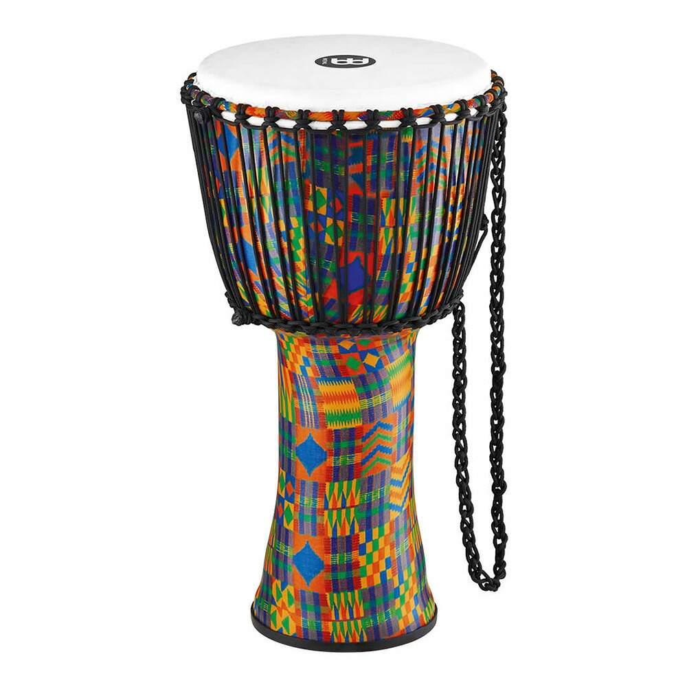 MEINL Rope Tuned Travel Series Djembe, Synthetic Head - 12" Kenyan Quilt [PADJ2-L-F]｜ミュージックランドKEY EAST