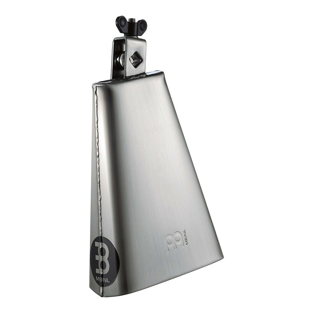 MEINL Chrome & Steel Finish Cowbell, 8\