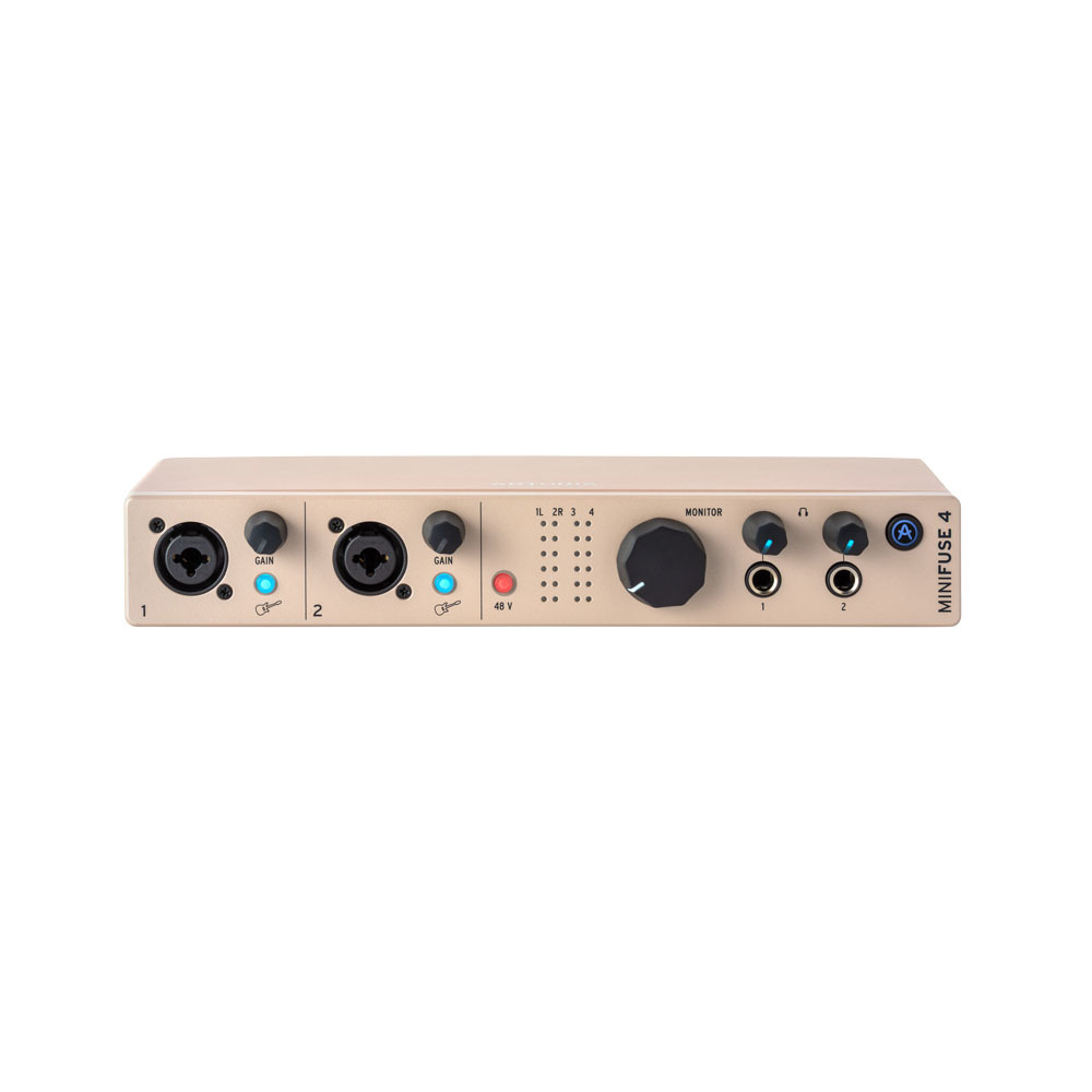 オーディオインターフェイス Arturia MINIFUSE 4 Champagne