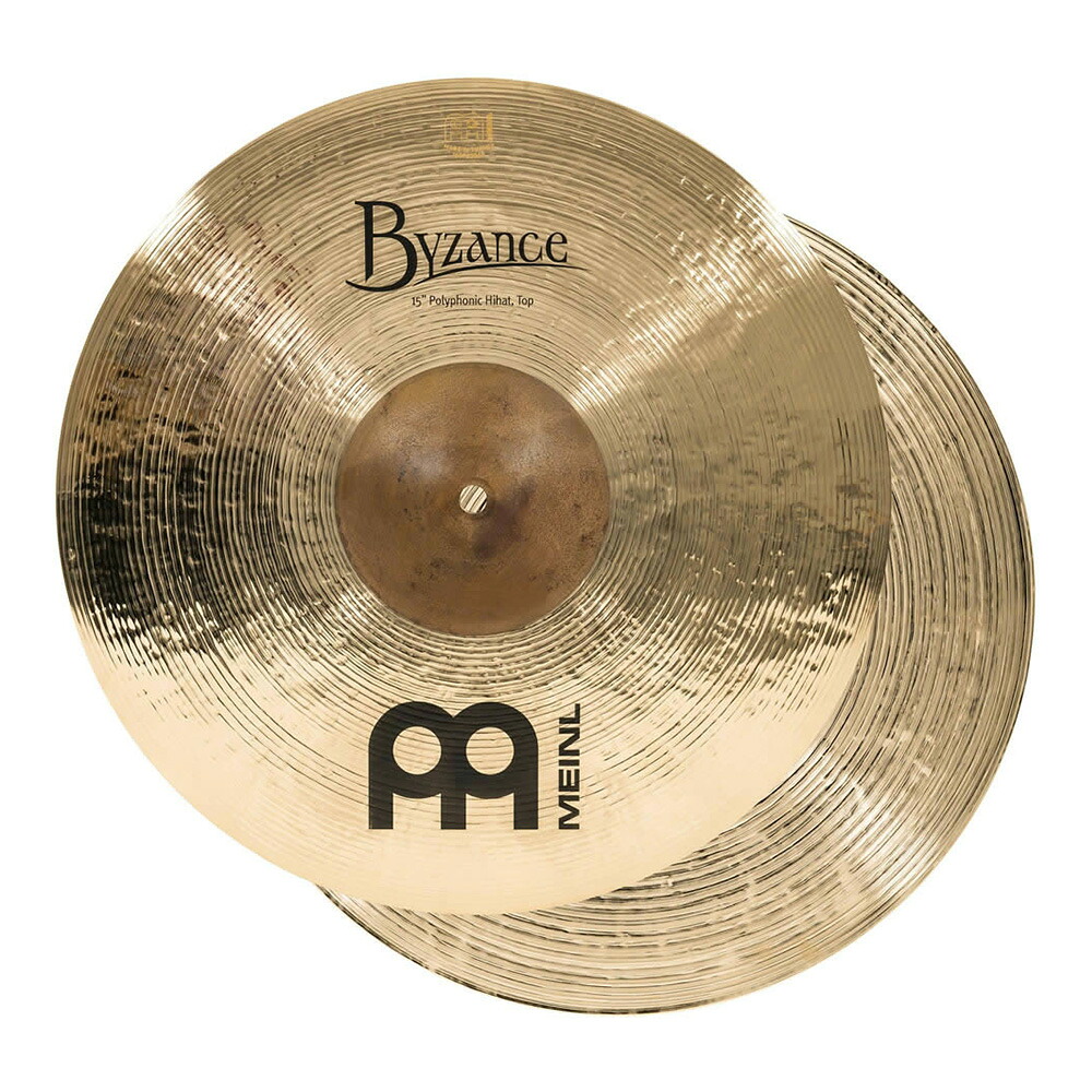 MEINL Byzance Brilliant 15" Polyphonic Hihats [B15POH-B]｜ミュージックランドKEY EAST