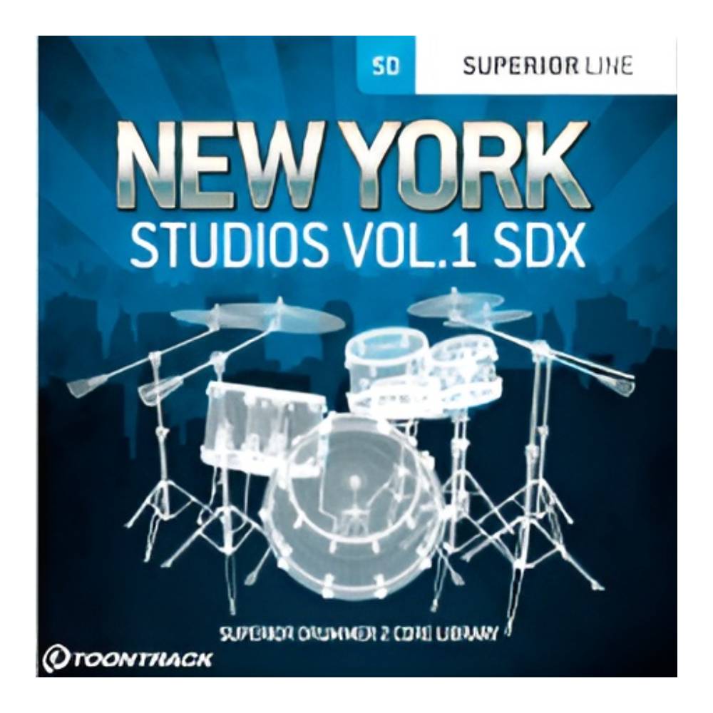 TOONTRACK SDX - NEW YORK STUDIOS VOL.1 [メール納品][メーカープロモーション 7/31まで]｜ミュージックランドKEY EAST