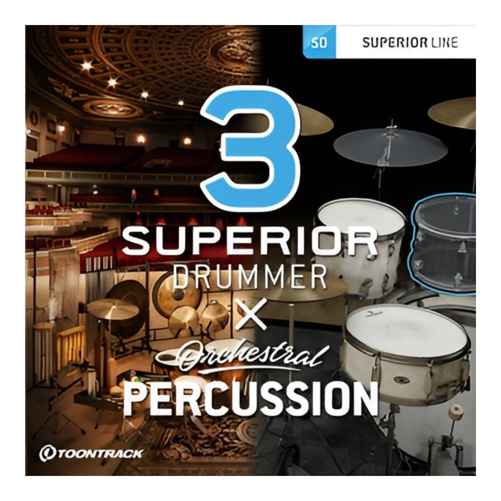 TOONTRACK Superior Drummer 3 Orchestral Edition [電子メイル納品]