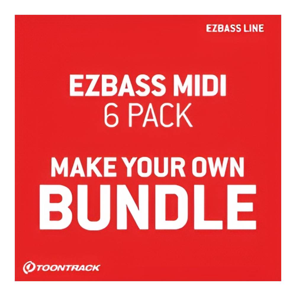 TOONTRACK EZBASS MIDI 6 PACK [メール納品]
