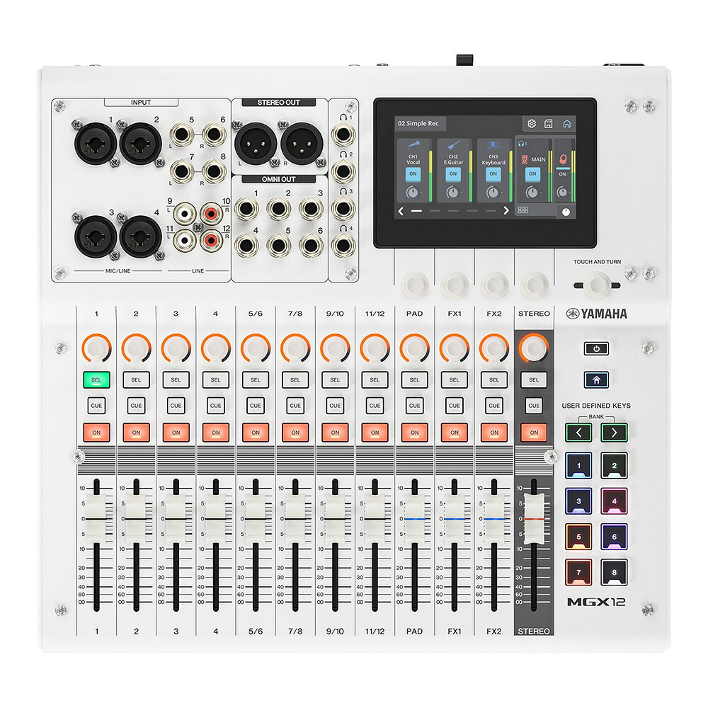 YAMAHA MGX12 W｜ミュージックランドKEY EAST
