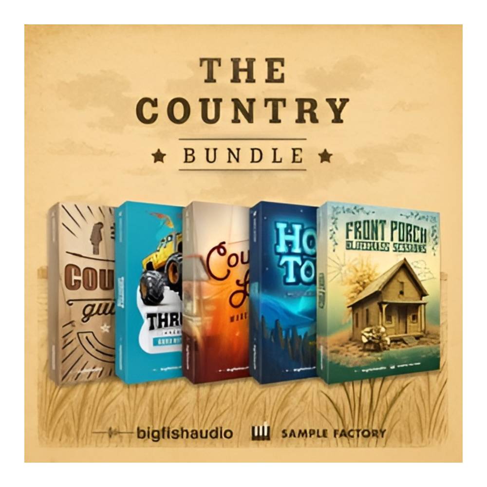 BIG FISH AUDIO THE COUNTRY BUNDLE[メール納品]｜ミュージックランドKEY EAST