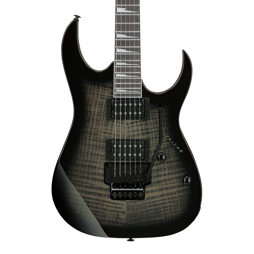 楽天市場】Ibanez Gio GRG7221QA-TKS (Transparent Black Sunburst