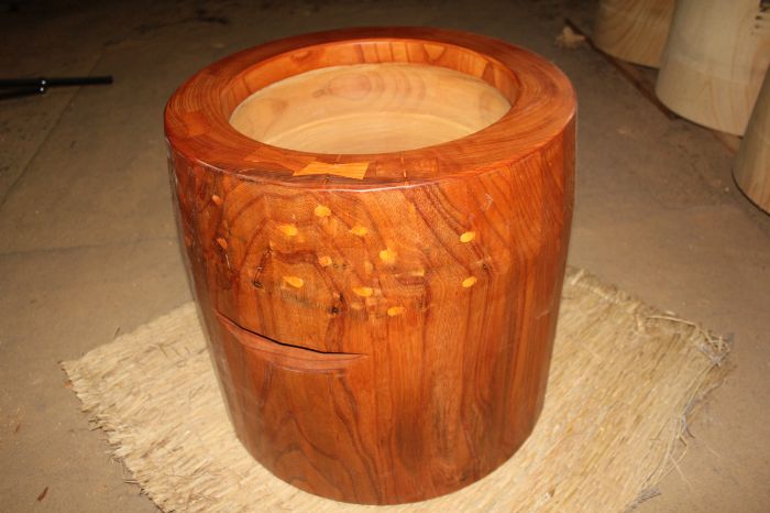 楽天市場】◎欅（ケヤキ）餅つき臼（うす） 尺9(φ57)臼・・・4升用