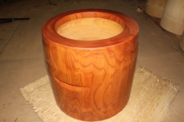 餅つき　臼　欅 楽天市場】◎欅（ケヤキ）餅つき臼（うす） 尺7(φ51)臼・・・3升用