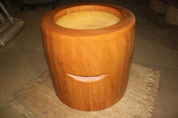 楽天市場】◎欅（ケヤキ）餅つき臼（うす） 尺6(φ48)臼・・・3升用