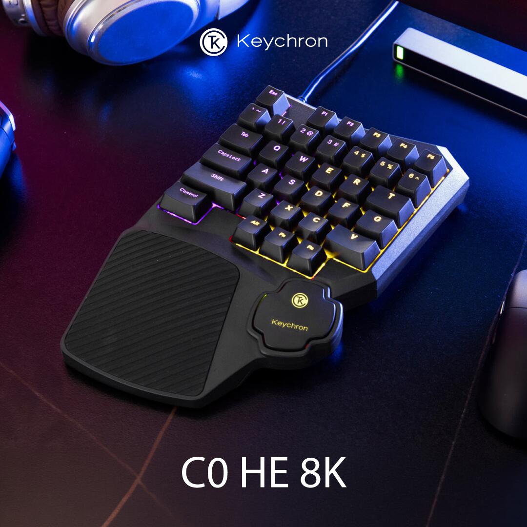 Keychron C0 HE 片手用マグネティックスイッチゲーミングキーボード