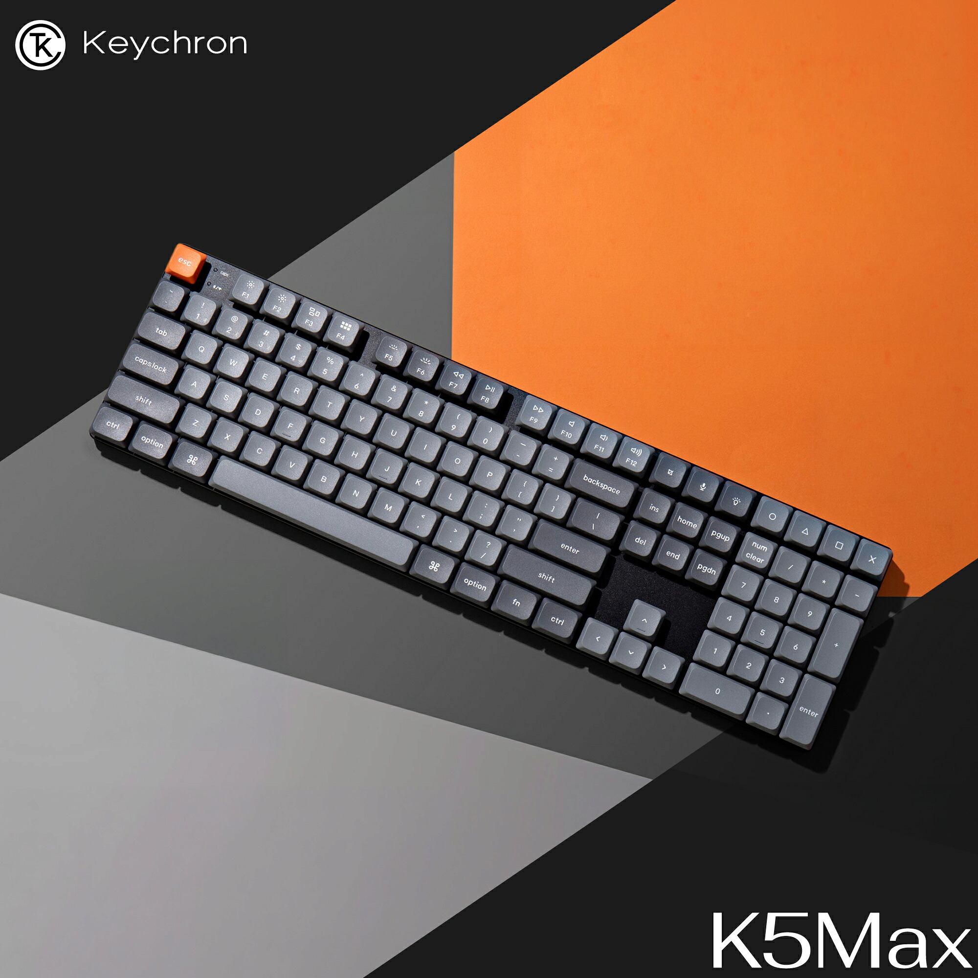 【20%銀行割引大売り出し】Keychron K5 Max QMK/VIA 無線電話 カスタム・力学的鍵盤(原則として通貨価値19,910円～)