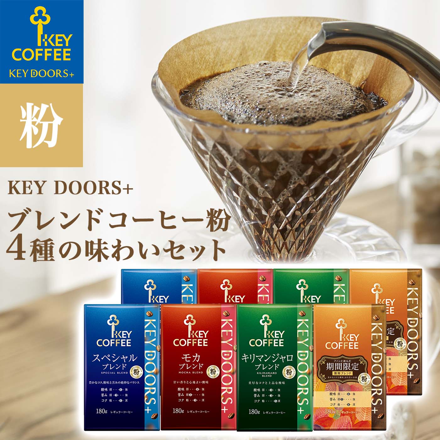 楽天市場】缶 モカブレンド 粉 320g x 6缶 ブレンドコーヒー 送料無料