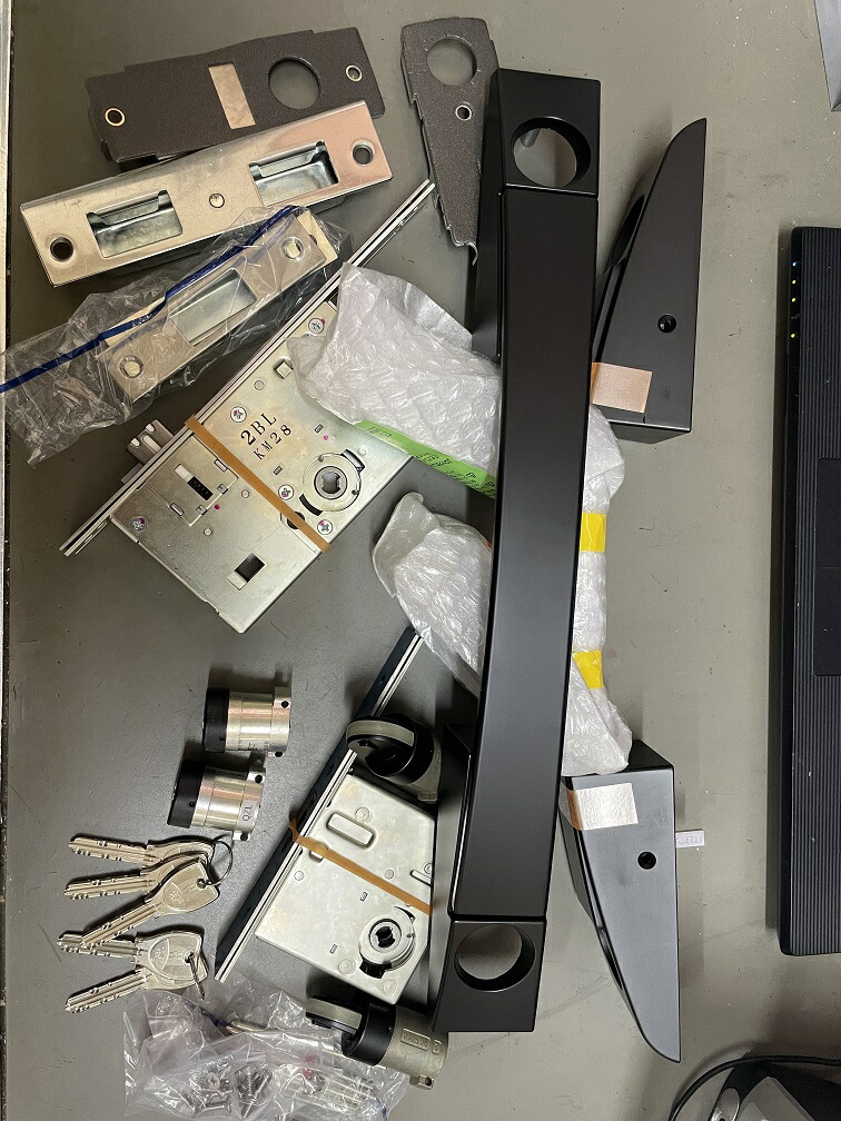 MIWA うしろ押しブル錠PRPG1F740W-U