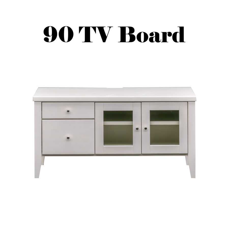 【全品対象5%OFF】 テレビボード テレビ台 ローボード ＴＶ 一人暮らし 幅90 ホワイト ナチュラル ブラウン 脚付き 引出