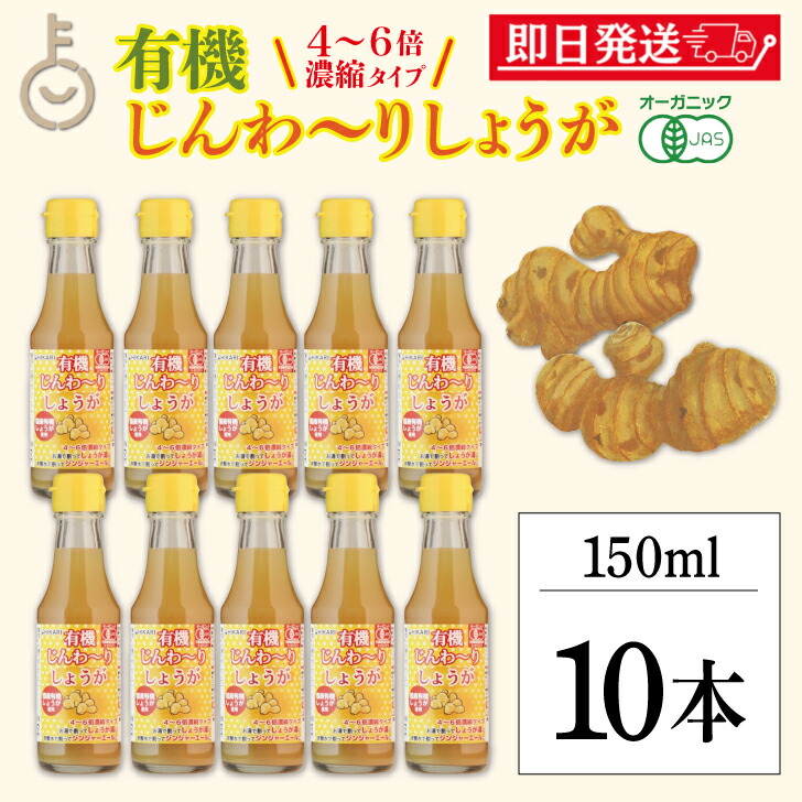 HIKARI 有機 じんわ～り しょうが シロップ 570g 5本 光食品 有機じんわ〜りしょうが 570g | SocToc (ソックトック