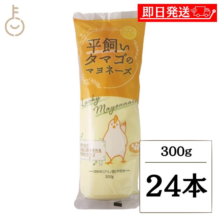 【マラソン限定！最大2000円OFF】 丸和油脂 平飼いタマゴのマヨネーズ 300g 24本 マヨネーズ 調味料 平飼いタマゴ 卵黄 卵黄タイプ アミノ酸不使用 無添加 料理 サラダ ランキング 業務用 大容量 送料無料 父の日2025