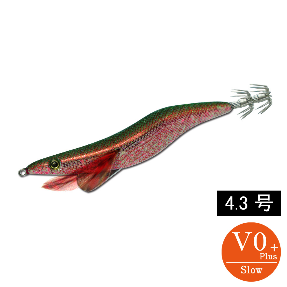 【楽天市場】エギシャープα 4.3号V0＋(23g) マーブルピンクグロー 