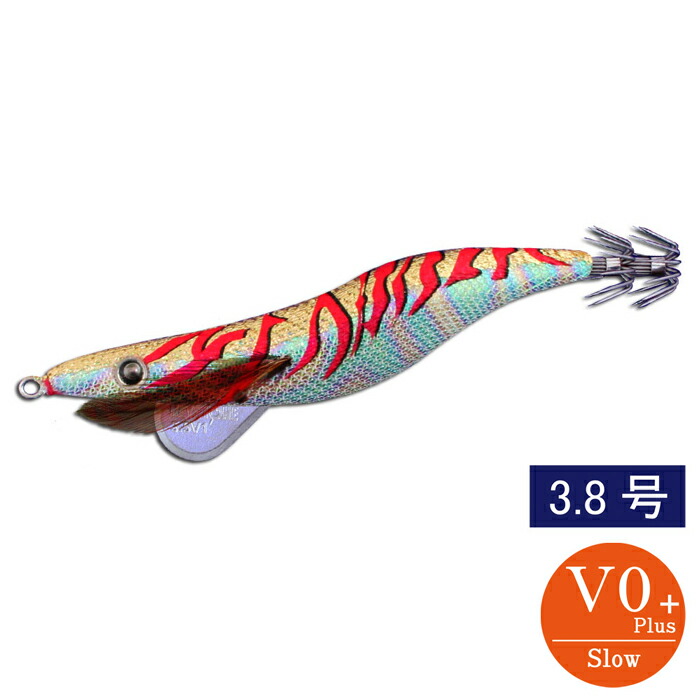 キーストン　エギシャープ キーストン(KEYSTONE)☆エギシャープ(Egi Sharp) 3.8号V0 赤侍