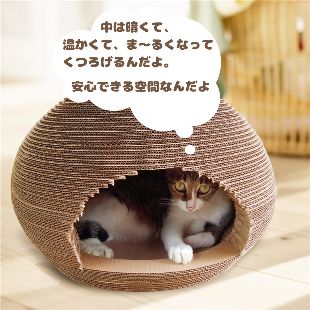 猫 トンネル 遊び場 ドーム 穴 穴倉 ダンボール 爪とぎ つめとぎ ベッド にゃんネイル かまくら ハウス おしゃれ 爪磨き 暖か ちぐら 省スペース ソファー ねこ 爪 かまくら風 猫ちぐら ねこちぐら 猫 おもちゃ 猫用品 しつけ septicin Com