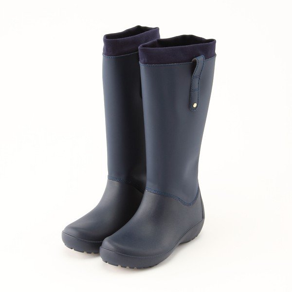 navy blue fashion boots