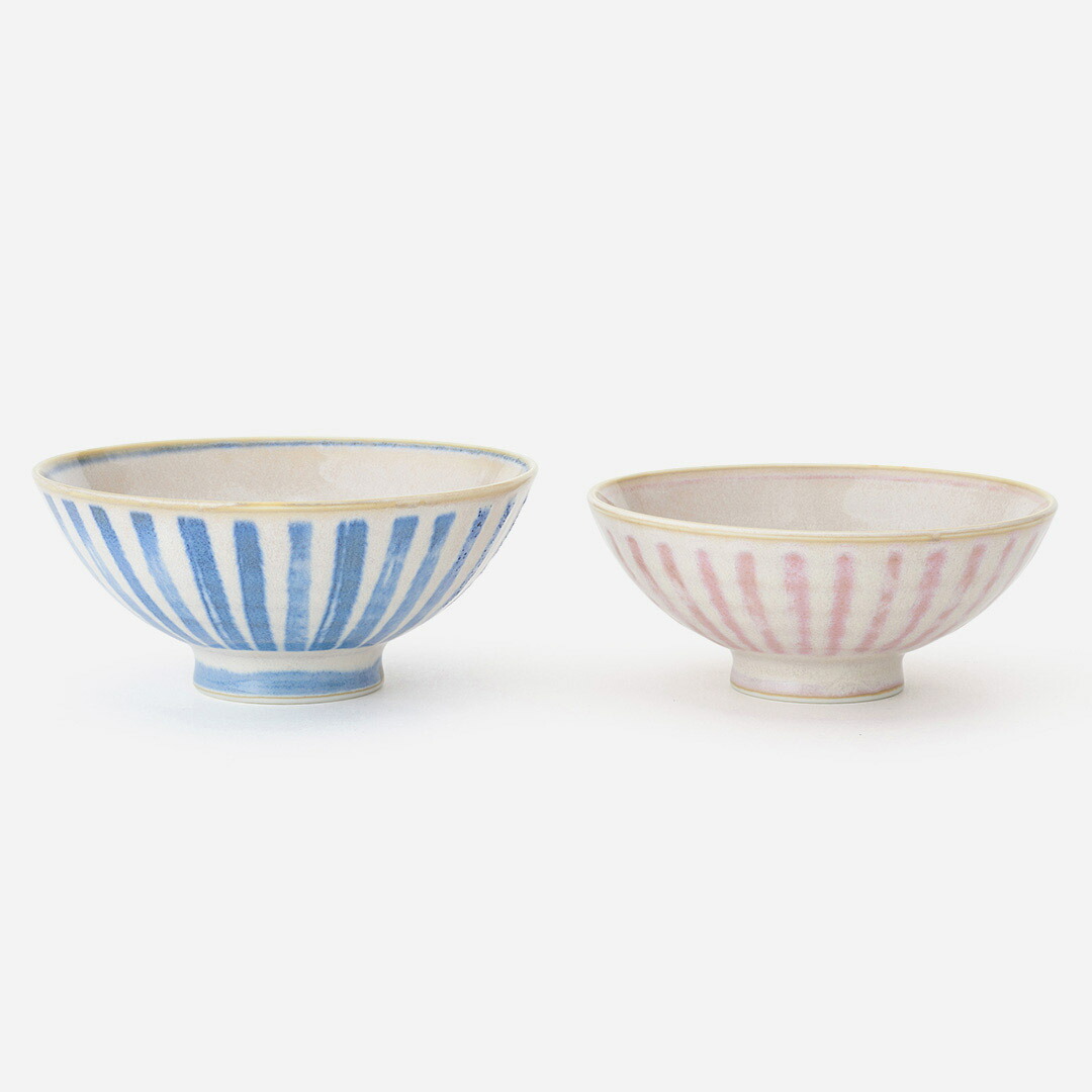 楽天市場 Keyuca公式店 ケユカ 美濃焼 靄十草 茶碗 日本製 美濃焼 茶碗 おしゃれ 磁器 ごはん茶碗 飯椀 お椀 男性用 女性用 十草柄 食器洗浄機対応 食洗機対応 電子レンジ対応 オシャレ モダン シンプル デザイン ブルー ピンク 結婚祝い Keyuca