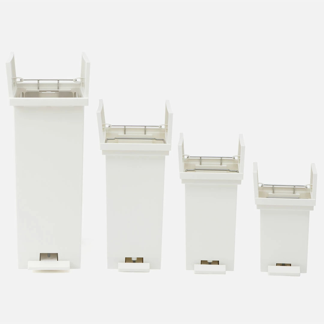 KEYUCA公式店】ケユカ KEYUCA両開きダストボックス M（15.2L）/S（7.6L