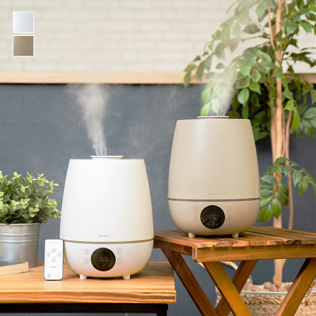 楽天市場】加湿器 卓上 大容量4L 超音波式 アロマ対応 自動湿度調整 40