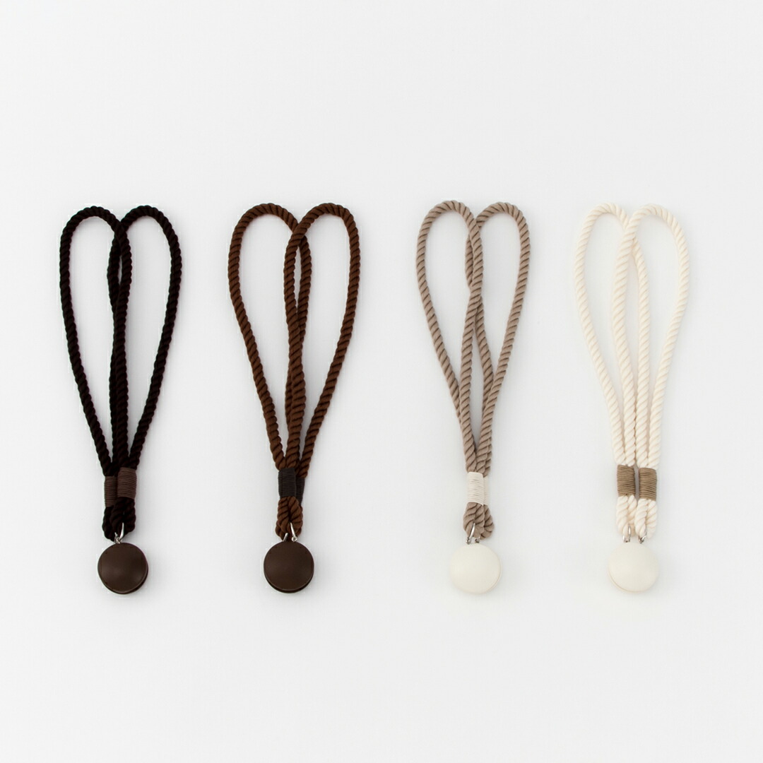 KEYUCAのカーテン(タッセル2枚つき) 1組 KEYUCA タッセル カーテンホルダー[Rest 2つふさ付タッセル 1本