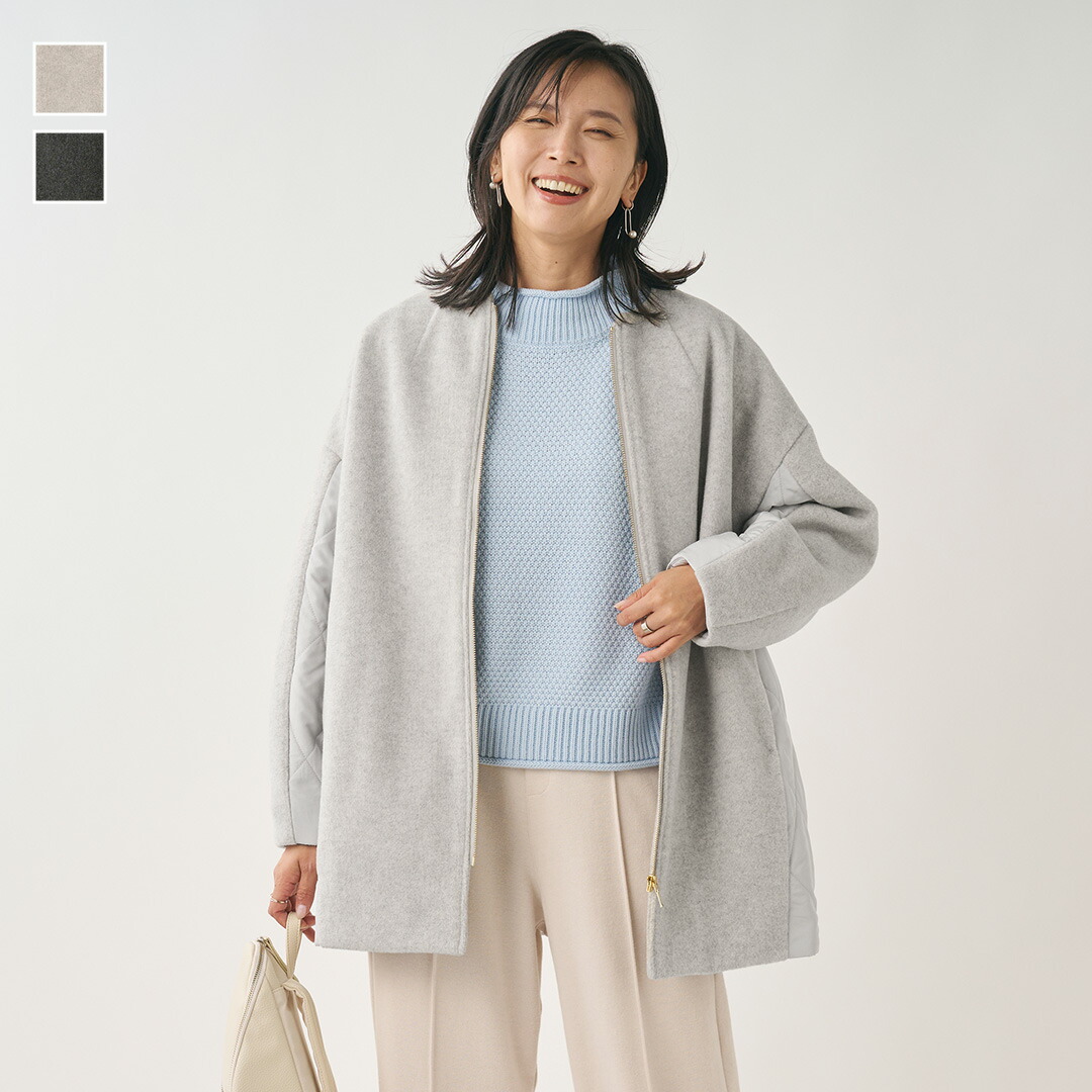 楽天市場】【KEYUCA公式店】ケユカ キルトコンビコクーンコート