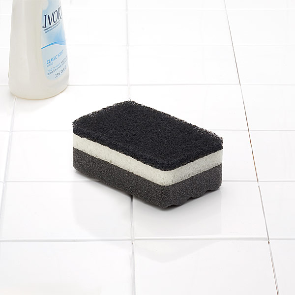 black kitchen sponge