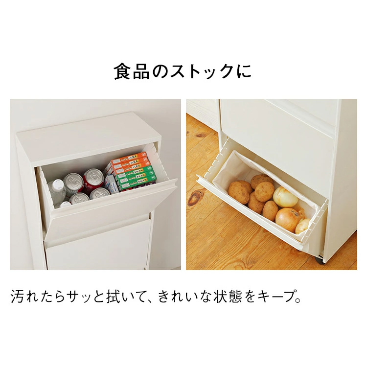 KEYUCA公式店】ケユカ rectie ボックス3段/2段[収納ボックス ゴミ箱