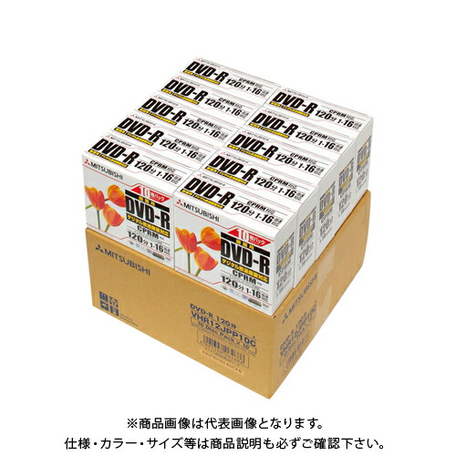 三菱化学メディア 録画用DVD-R 100枚 VHR12JPP10C