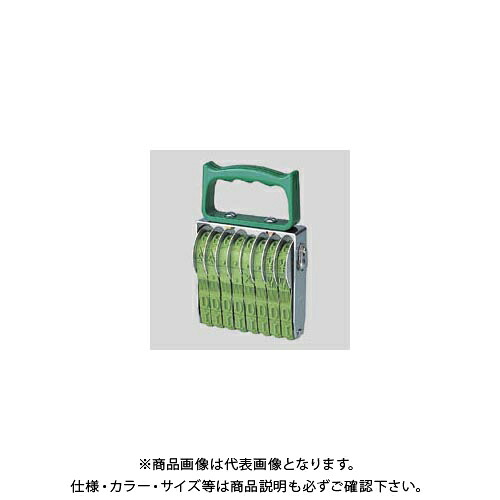サンビー テクノ肌ざわり回転させる印 欧文初号8連 TK-008