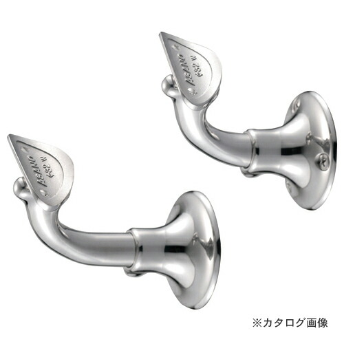 浅野金属工業 V600 自在L型ブラケット 半受タイプ (鏡面・アンカー) φ38 AK42145M
