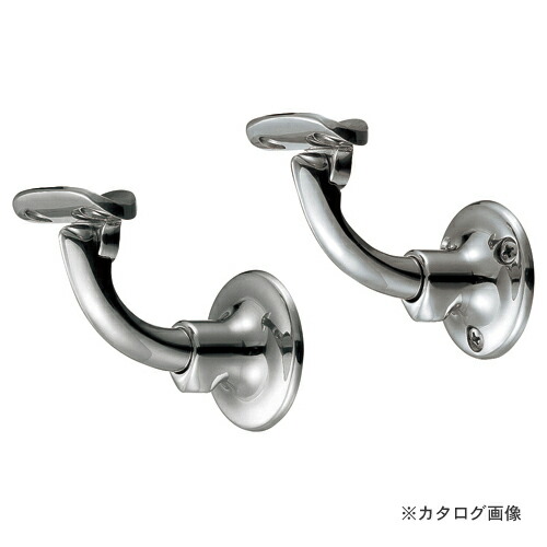 浅野金属工業 V400 自在L型ブラケット 半受タイプ (鏡面・木ねじ) φ40 AK42051