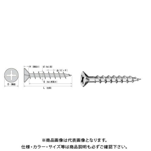 ヤマヒロ コーススレッド SUS410ステンレスフレキ 4.2X25 パシペート 1000本(小箱) SW25F