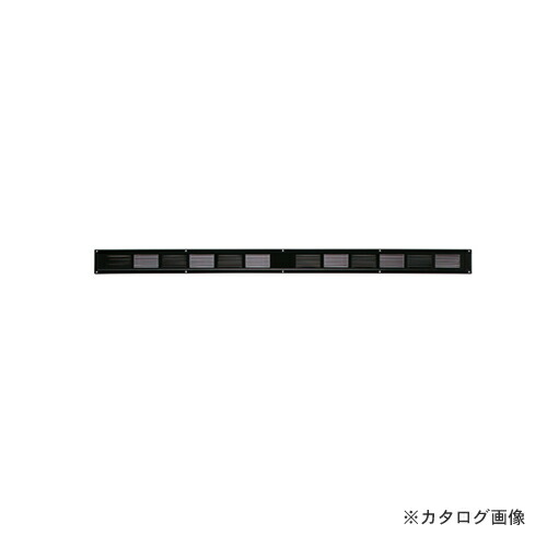 カネシン スーパースリム軒裏換気口 ロングタイプ ブラック (20枚入) SS-90