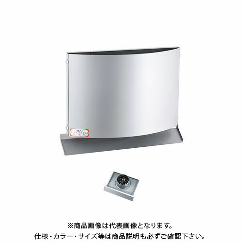 宇佐美工業 W型フード付ガラリ 防火ダンパー付 φ100 ヘアーライン (12ヶ入) WEV100BFD-HL